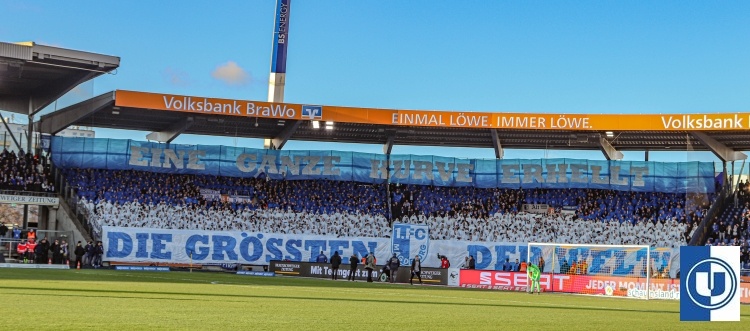Magdeburg Choreo in Braunschweig - 1. FC Magdeburg | Choreo
