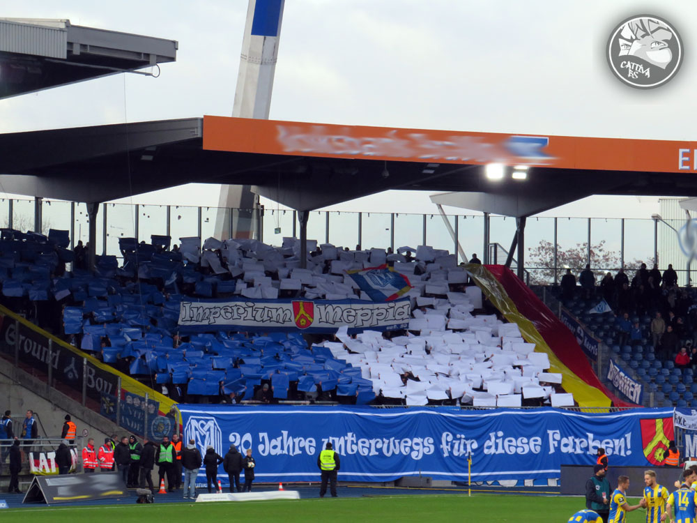 Meppen mit Auswärtschoreo in Braunschweig - SV Meppen | Choreo