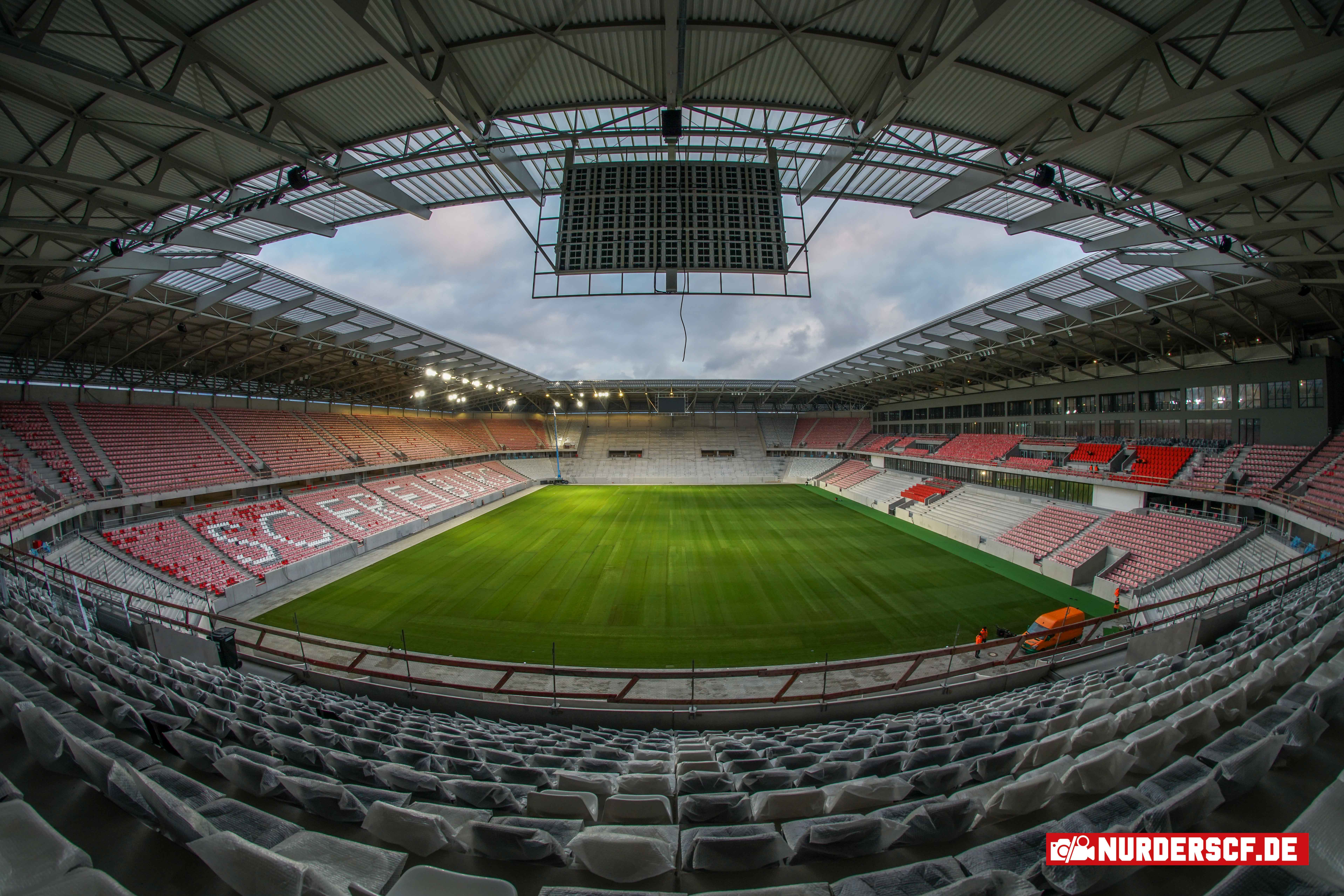 Das neue Freiburger SC-Stadion nimmt Form an