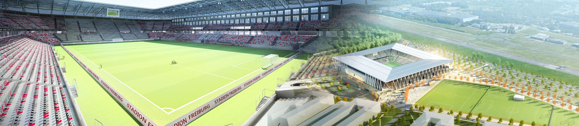 Bauarbeiten auf den Zielgeraden: Das ist das neue Stadion des SC Freiburg