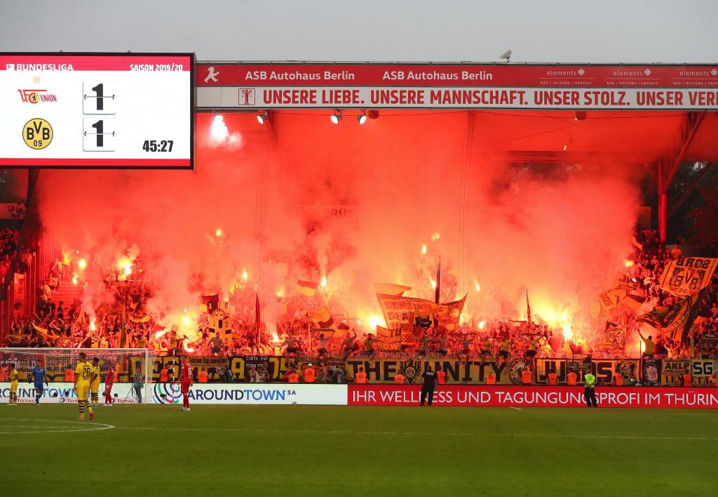 Dortmunder Pyro-Show in Berlin - Borussia Dortmund | Pyroshow