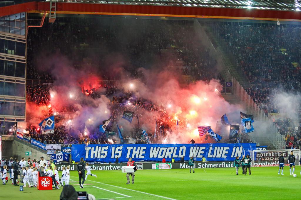 Hamburg zündet in Kaiserslautern - Hamburger SV | Pyroshow