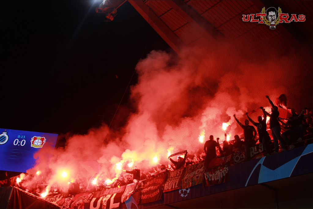 Leverkusen zündet in Brügge - Bayer 04 Leverkusen | Pyroshow