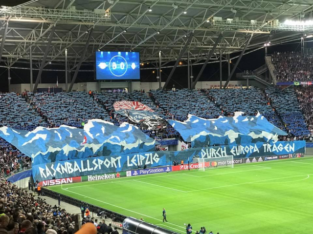 RB Choreo gegen Monaco
