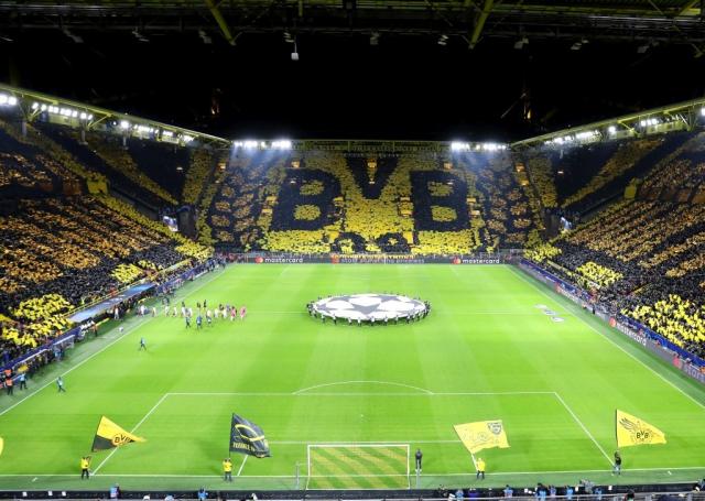 Dortmund Choreo gegen Paris St. Germain