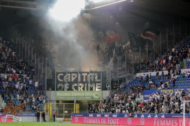 Frankfurter Pyro-Show in Straßburg