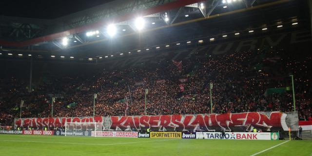 Kaiserslautern Choreo gegen Nürnberg