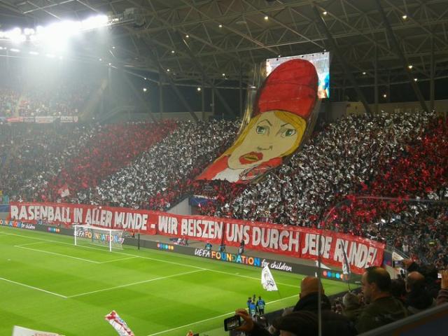 Leipzig Choreo gegen Zenit St. Petersburg