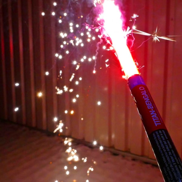 Pyrotechnik für Silvester 