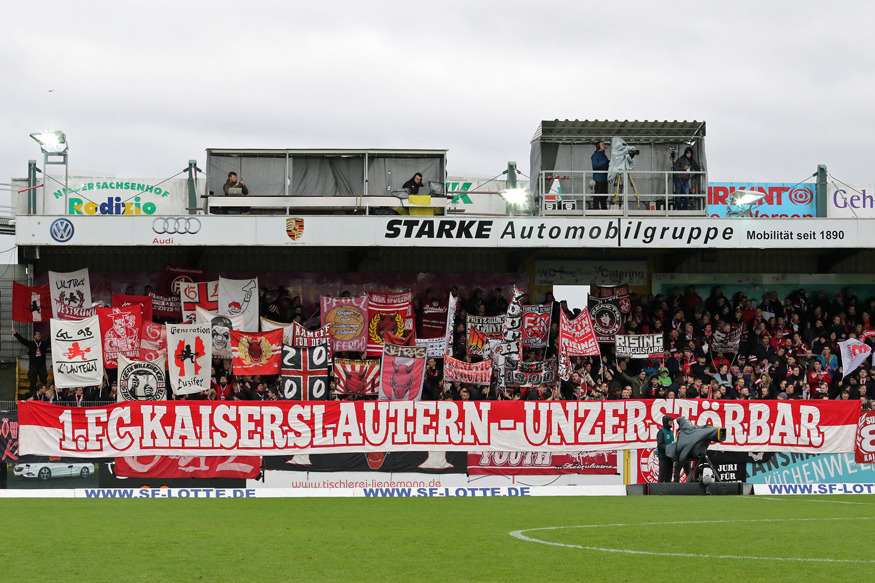 Kaiserslautern Choreo in Lotte - 1. FC Kaiserslautern | Choreo