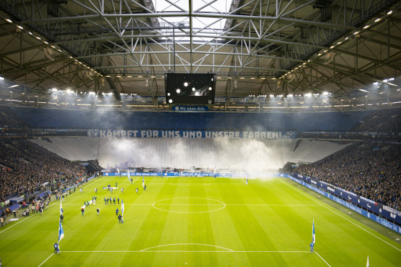 Schalkes Derby-Choreo!