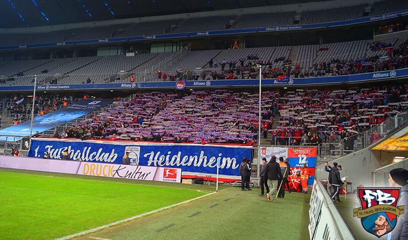 Heidenheim Choreo bei 1860 München - 1. FC Heidenheim 1846 e.V. | Choreo