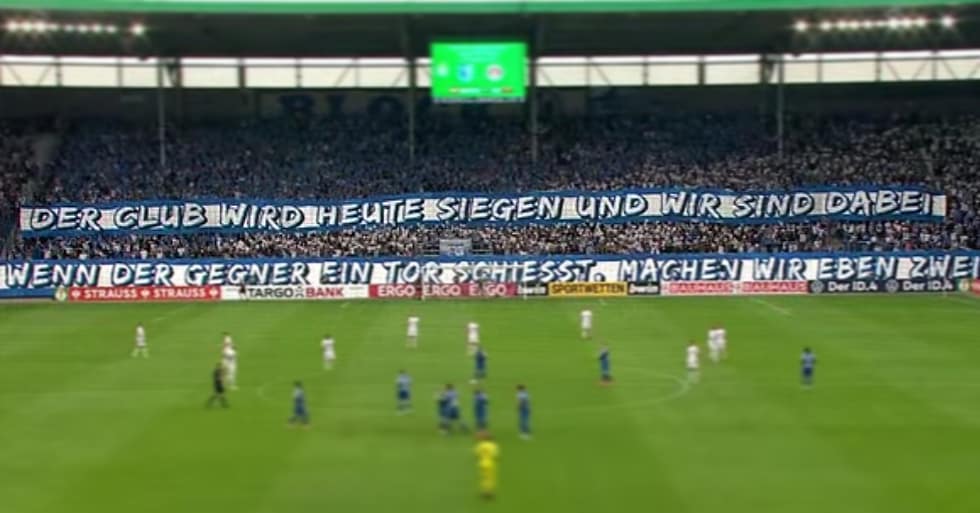 Magdeburg Choreo gegen den FC St. Pauli - 1. FC Magdeburg | Choreo