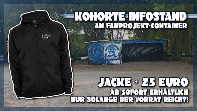 Fanszene Jacke der Kohorte! - MSV Duisburg | Ankündigung