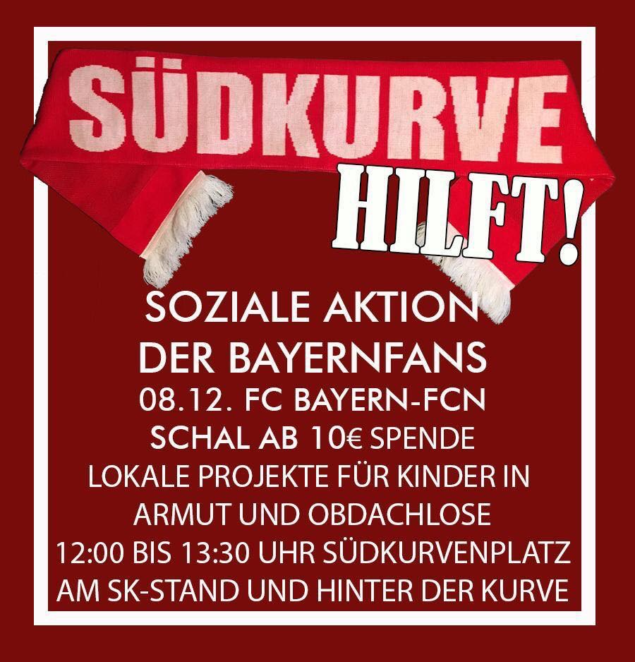 Südkurve Hilft! - Bayern München | Ankündigung