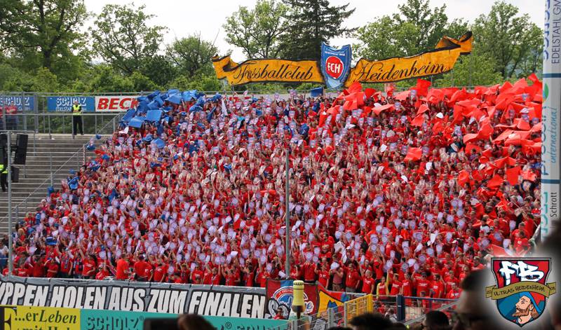 Heidenheim Choreo in Aalen - 1. FC Heidenheim 1846 e.V. | Choreo - Bild 2