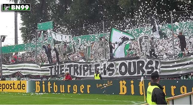 Hannover Choreo bei Anker Wismar - Hannover 96 | Choreo