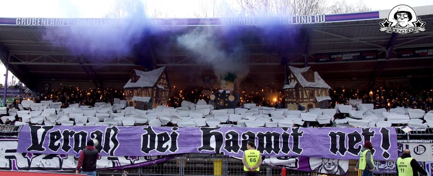 Erzgebirge Aue Choreo gegen Ingolstadt - FC Erzgebirge Aue e.V. | Choreo
