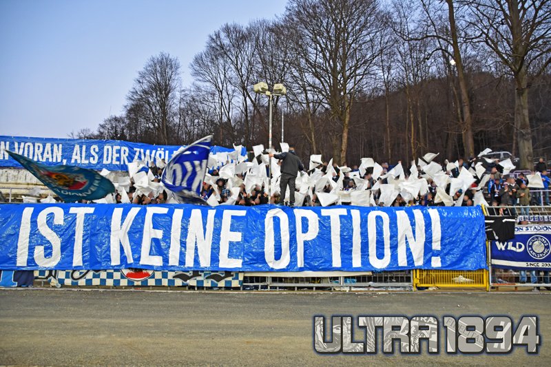 Karlsruhe Choreo in Aue - Karlsruher SC | Choreo