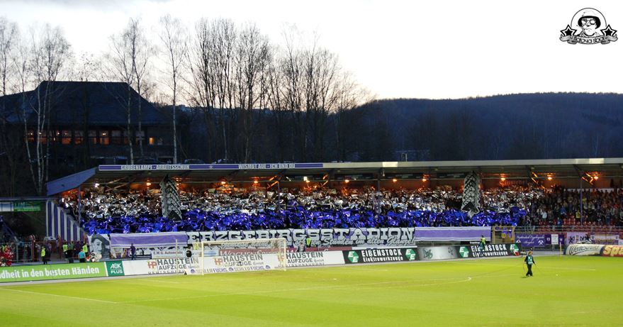 Erzgebirge Aue Choreo gegen Kaiserslautern - FC Erzgebirge Aue e.V. | Choreo
