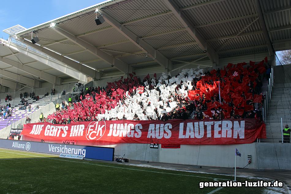 Kaiserslautern Choreo in Aue - 1. FC Kaiserslautern | Choreo