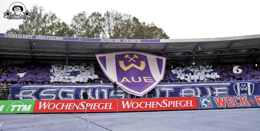 Erzgebirge Aue Choreo gegen Magdeburg - FC Erzgebirge Aue e.V. | Choreo