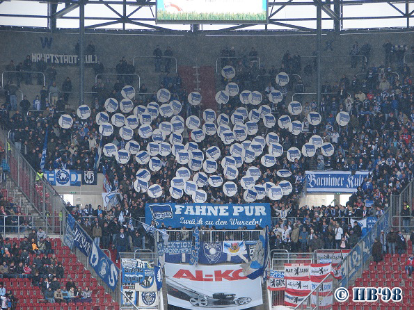 Hertha Choreo in Augsburg