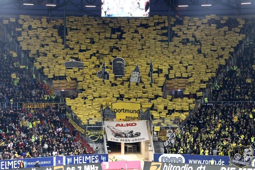 Dortmund Choreo in Augsburg - Borussia Dortmund | Choreo
