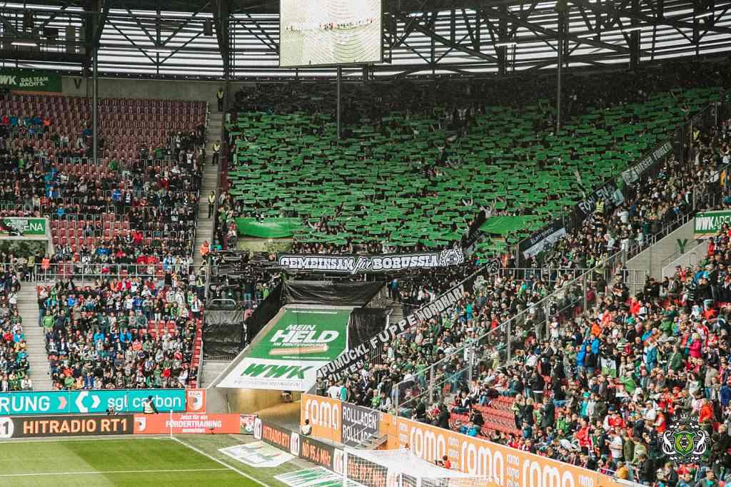 Gladbach Choreo in Augsburg - Borussia Mönchengladbach | Choreo