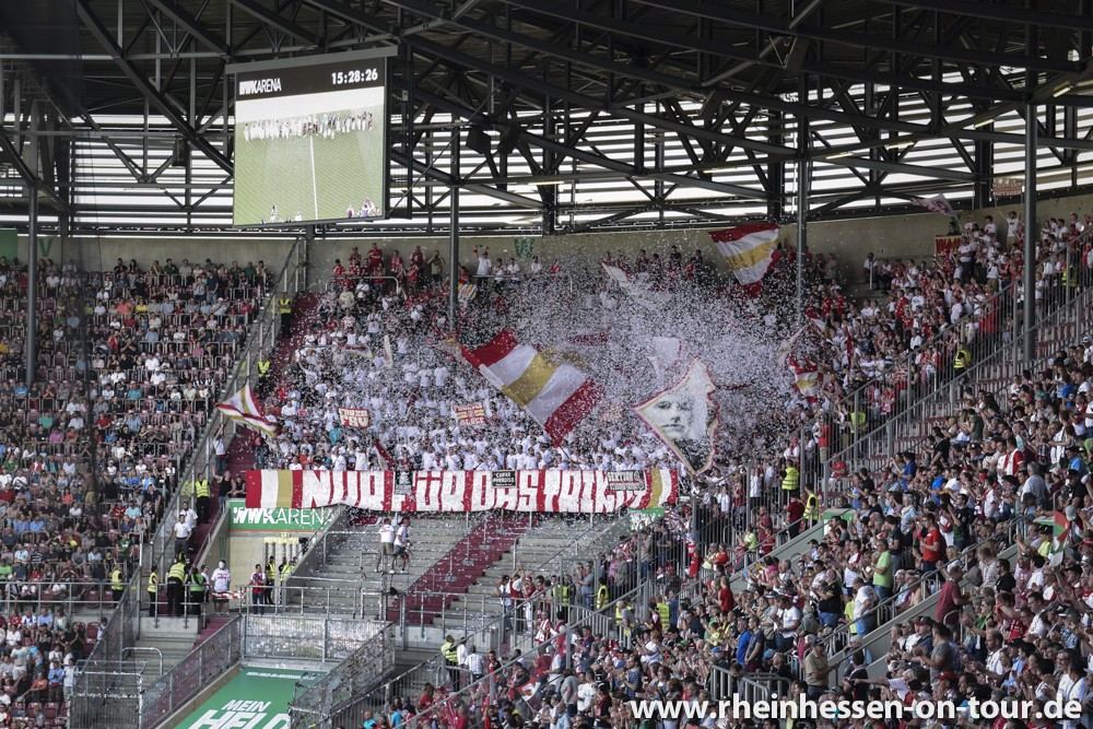 Mainz Choreo in Augsburg - 1. FSV Mainz 05 e.V. | Choreo