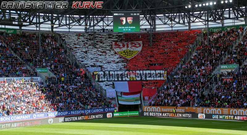 VfB Choreo in Augsburg - VfB Stuttgart | Choreo