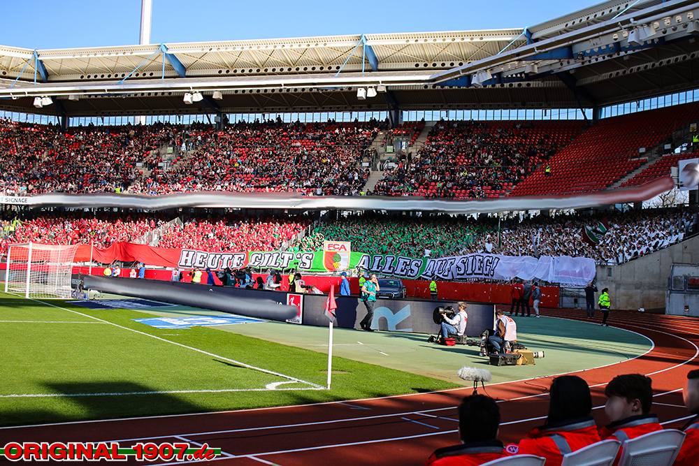 Augsburg Choreo in Nürnberg - FC Augsburg | Choreo