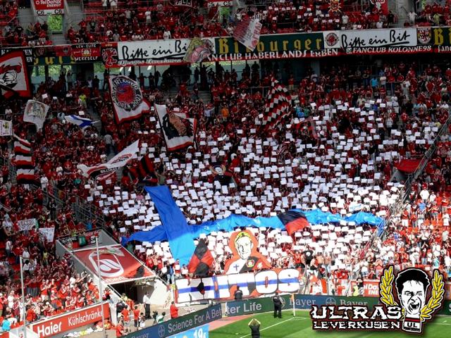 Leverkusen Choreo gegen Hamburg
