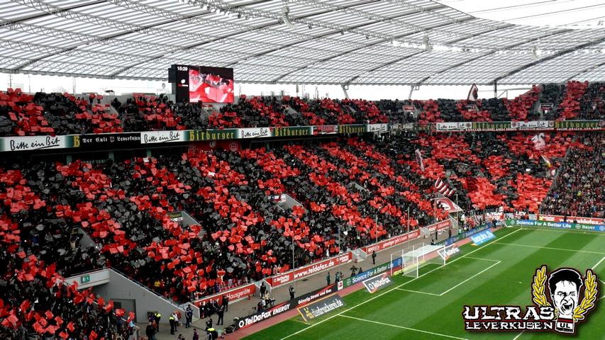Leverkusen Choreo gegen Stuttgart - Bayer 04 Leverkusen | Choreo