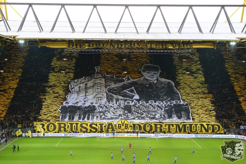 Dortmund Choreo gegen Hertha BSC - Borussia Dortmund | Choreo