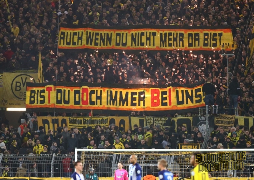 Dortmund Choreo gegen Hertha BSC - Borussia Dortmund | Choreo