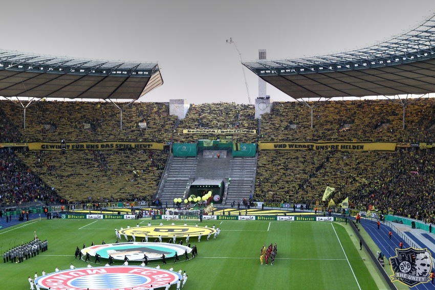 Dortmund Choreo beim Pokalfinale gegen München - Borussia Dortmund | Choreo
