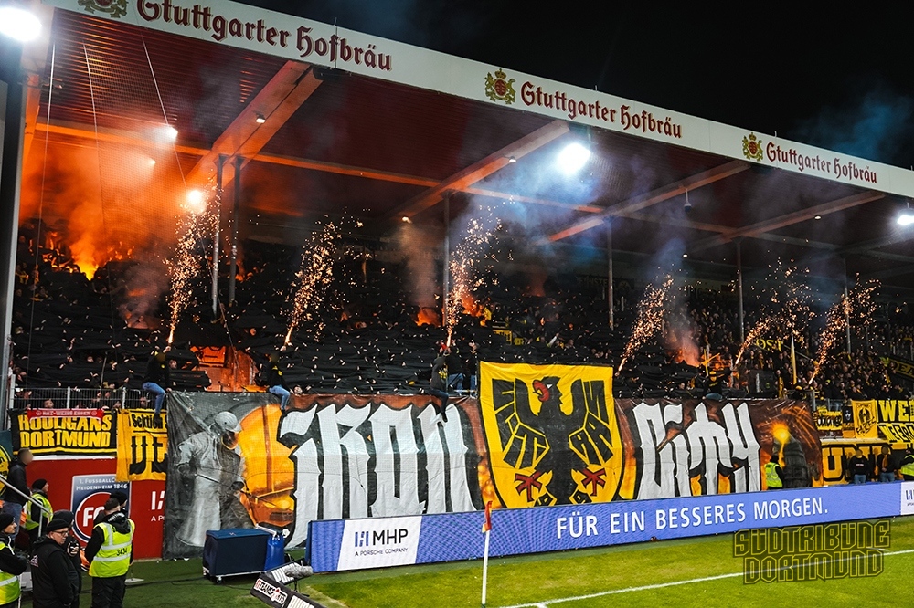 Dortmund Choreo in Heidenheim - Borussia Dortmund | Choreo
