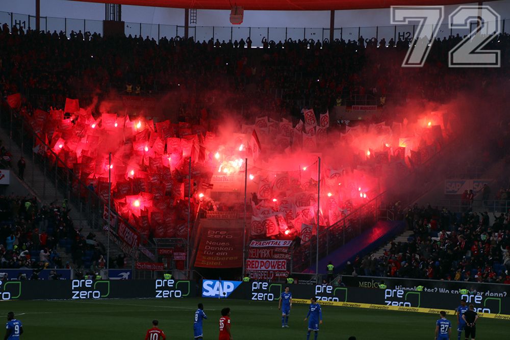 München zündet in Hoffenheim - Bayern München | Pyroshow