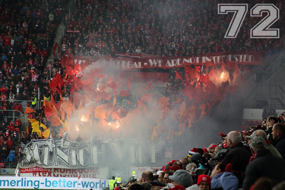 Bayern München zündet in Mainz - Bayern München | Pyroshow