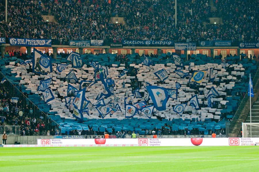 Schalke Choreo in Berlin - FC Schalke 04 e.V. | Choreo