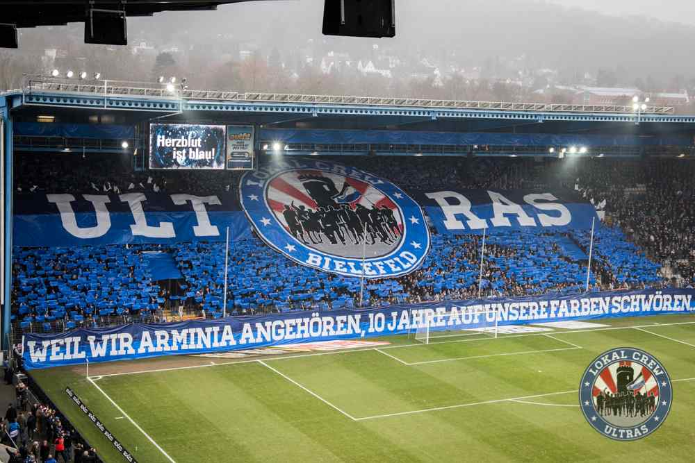 Bielefeld Choreo gegen Dresden - Arminia Bielefeld | Choreo