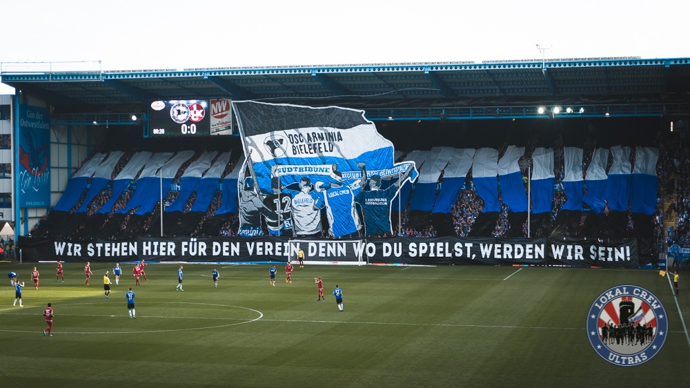 Bielefeld Choreo gegen Kaiserslautern - Arminia Bielefeld | Choreo