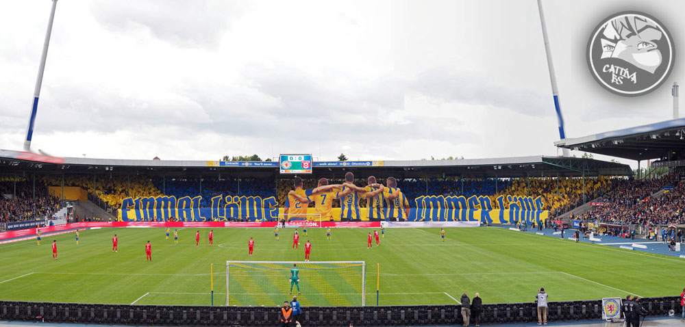 Braunschweig Choreo gegen Halle - Eintracht Braunschweig | Choreo