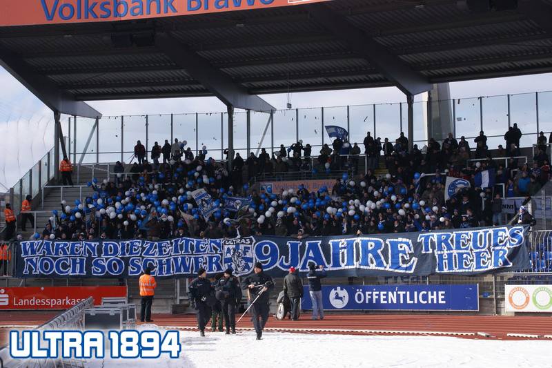 Karlsruhe Choreo in Braunschweig - Karlsruher SC | Choreo