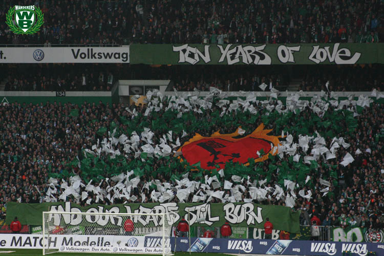 Bremen Choreo gegen Gladbach - Werder Bremen | Choreo - Bild 1