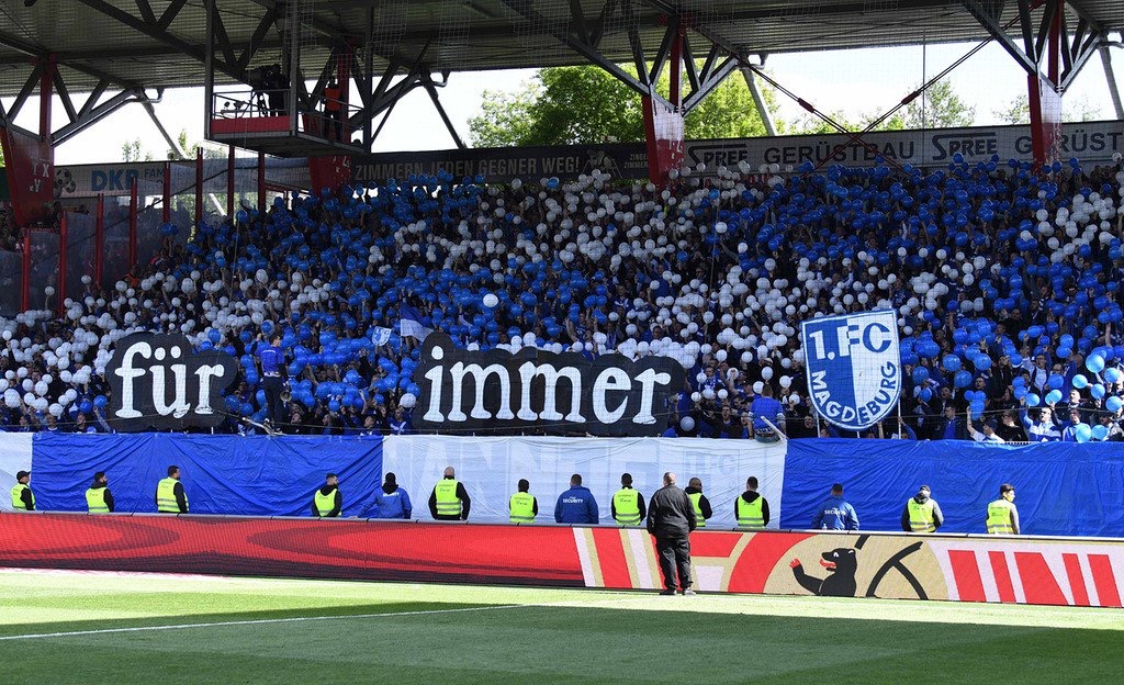 Magdeburg mit Choreo in Berlin! - 1. FC Magdeburg | Choreo - Bild 2