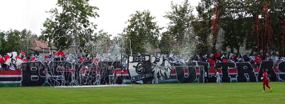 Frankfurt Choreo bei Chemie Leipzig - Eintracht Frankfurt | Choreo