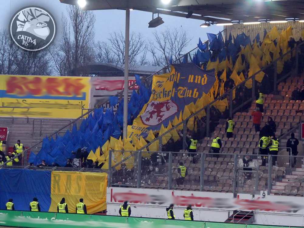 Braunschweig Choreo in Cottbus - Eintracht Braunschweig | Choreo