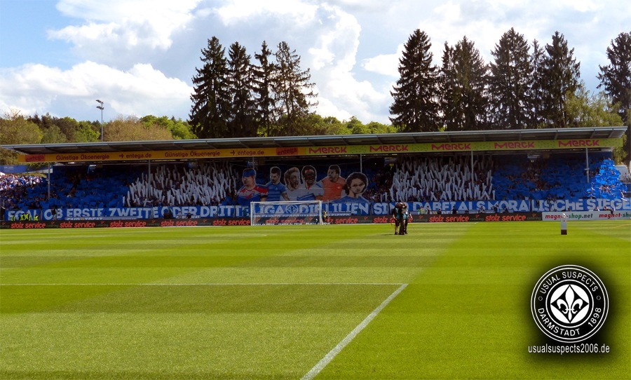 Darmstadt Choreo gegen Hertha BSC - SV Darmstadt 98 e.V. | Choreo